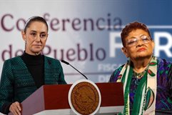 Claudia Sheinbaum pide no cuestionar a la fiscal Godoy en conferencia