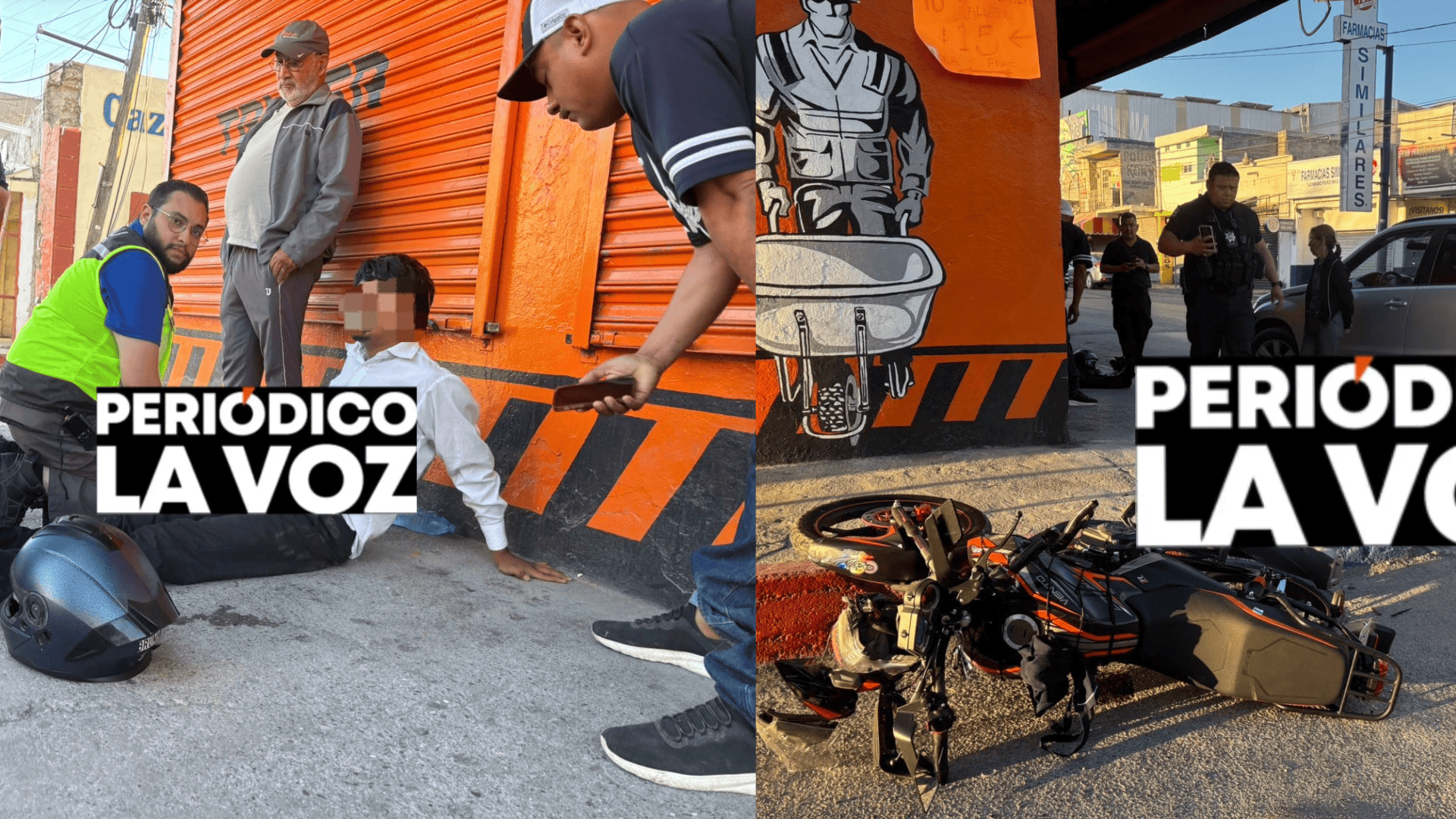 Por querer rebasar  Embarra jovencito moto en camioneta