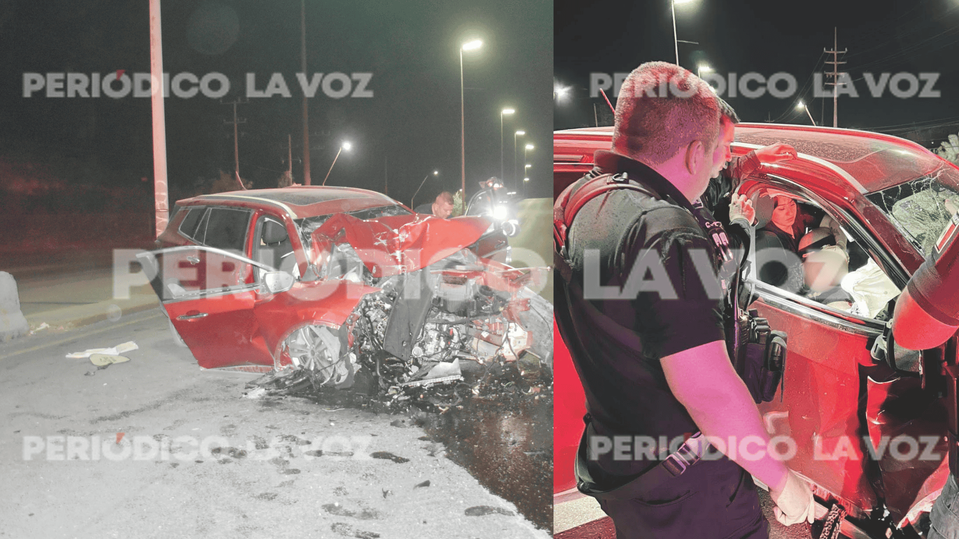 FALLECE TRAS ESTRELLARSE  CONTRA PUENTE EN EL PAPE