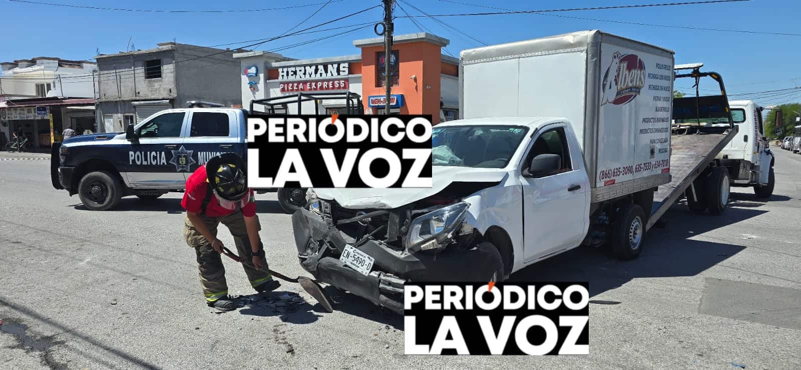 Por ignorar alto  Queda atrapada  al causar choque