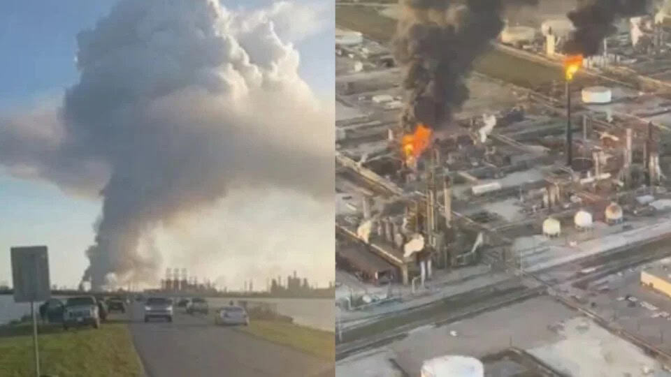Explosi&oacute;n en refiner&iacute;a de Port Arthur genera alerta de emergencia