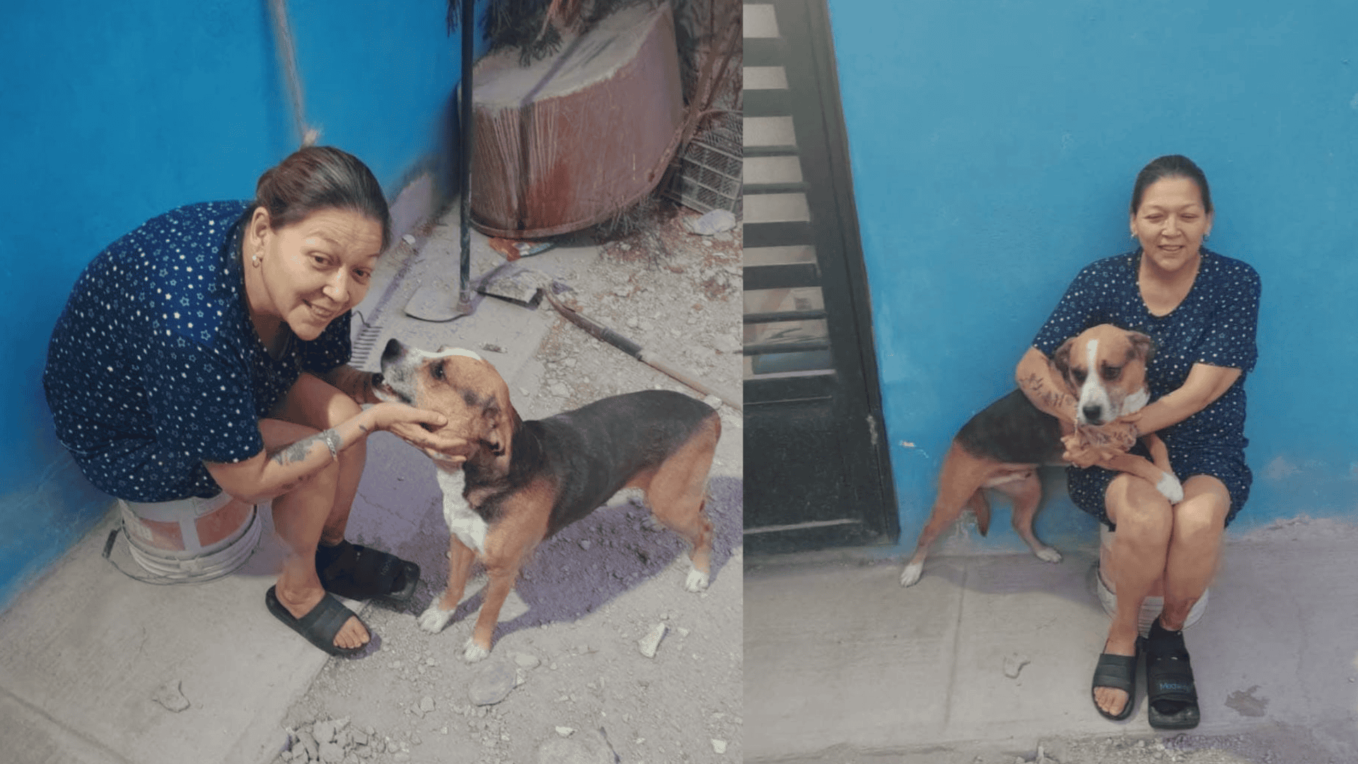 Claudia qued&oacute; ciega... Mat&iacute;as es su gu&iacute;a, pero no tiene c&oacute;mo alimentarlo