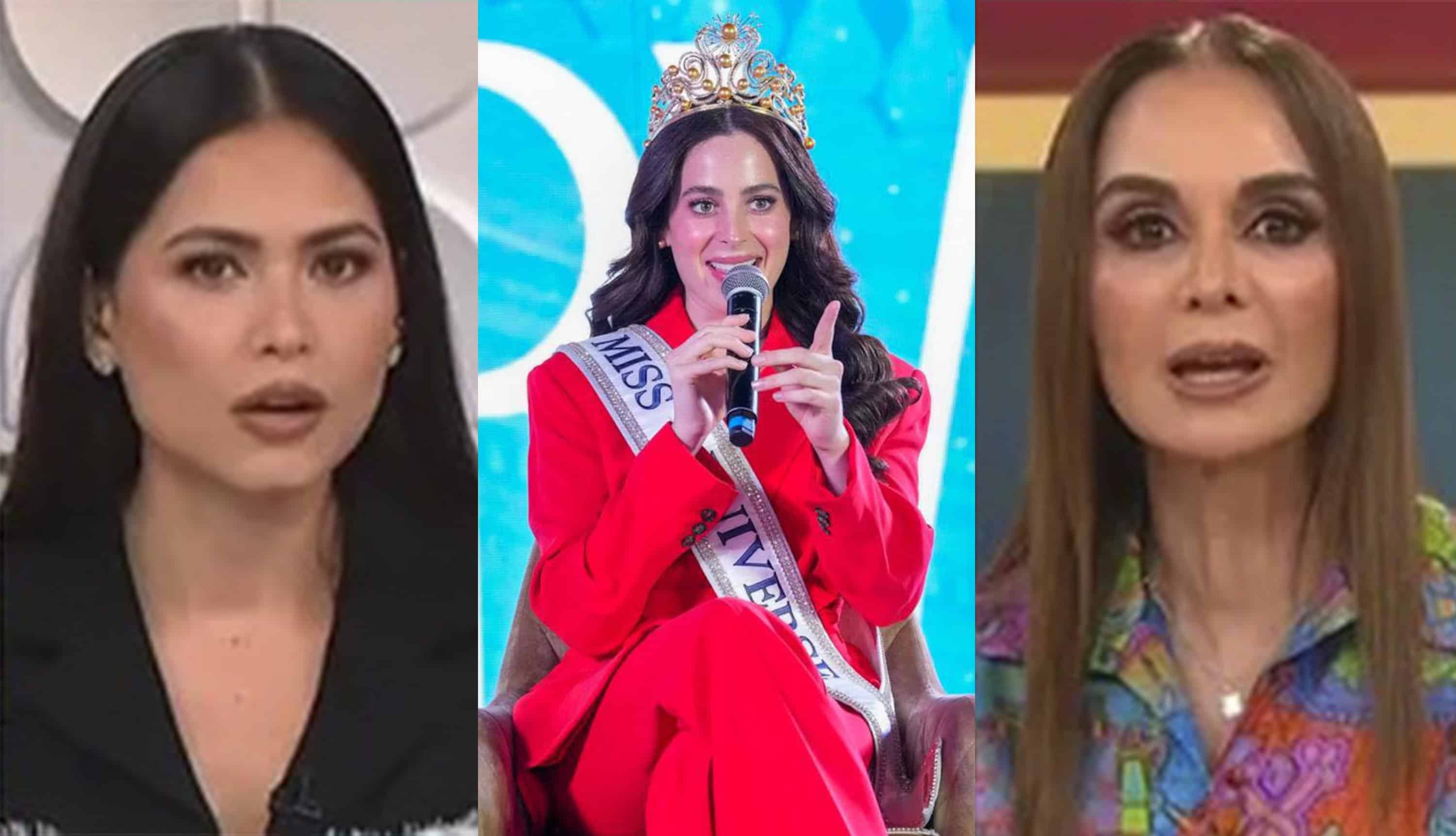 Reacciones de Lupita Jones y Andrea Meza a cr&iacute;ticas de F&aacute;tima Bosch