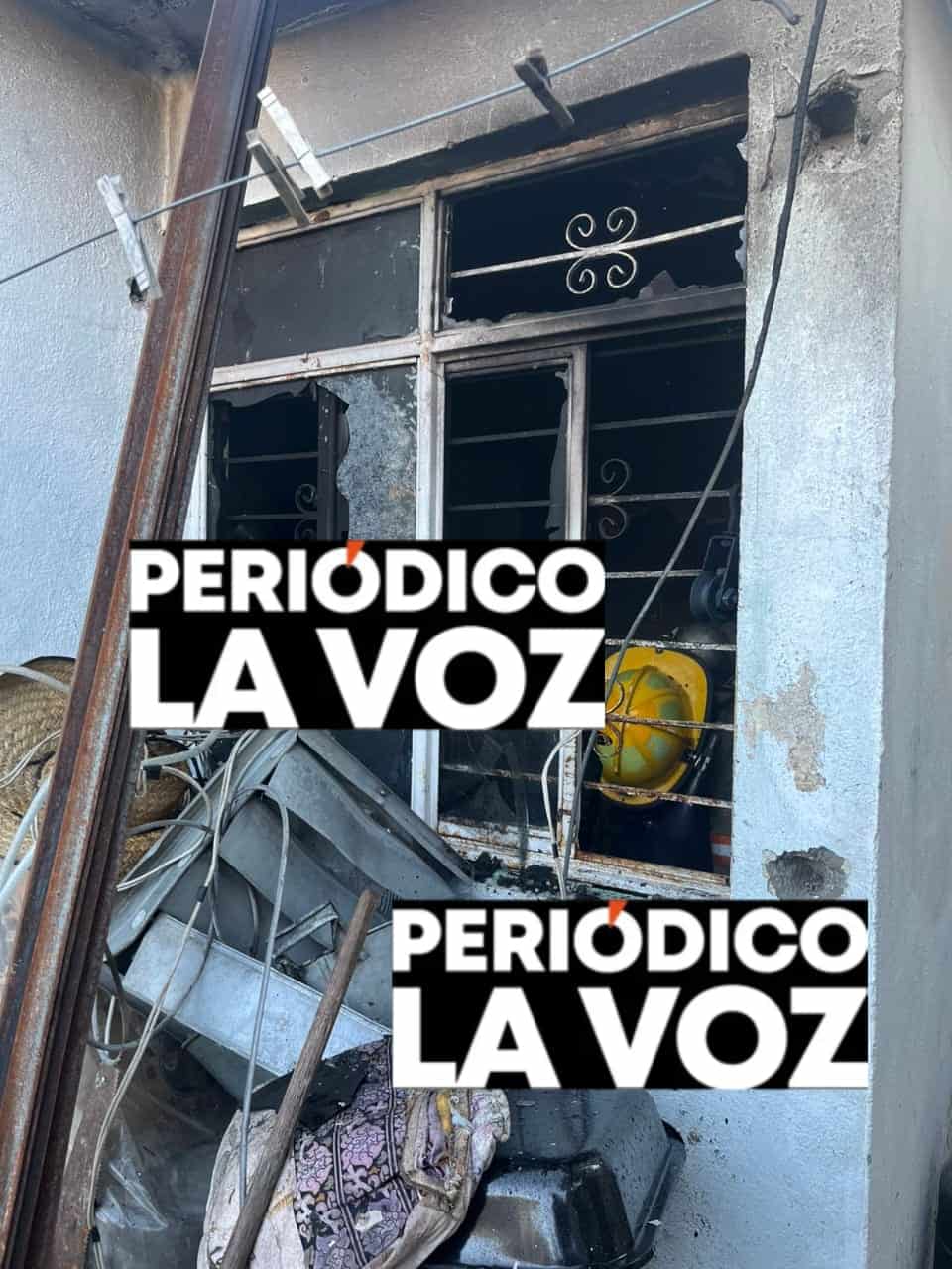 Fuego arrasa con vivienda
