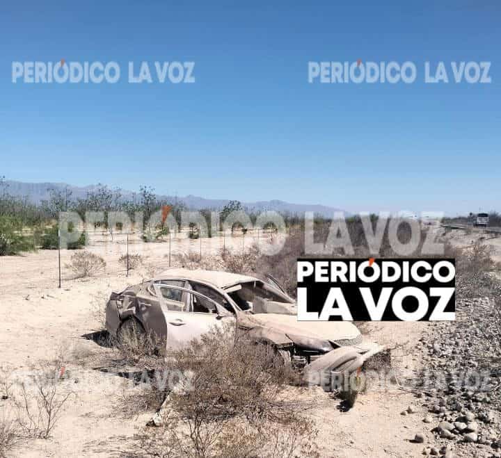 Familia de Frontera herida tras volcadura en Cuatro Ci&eacute;negas