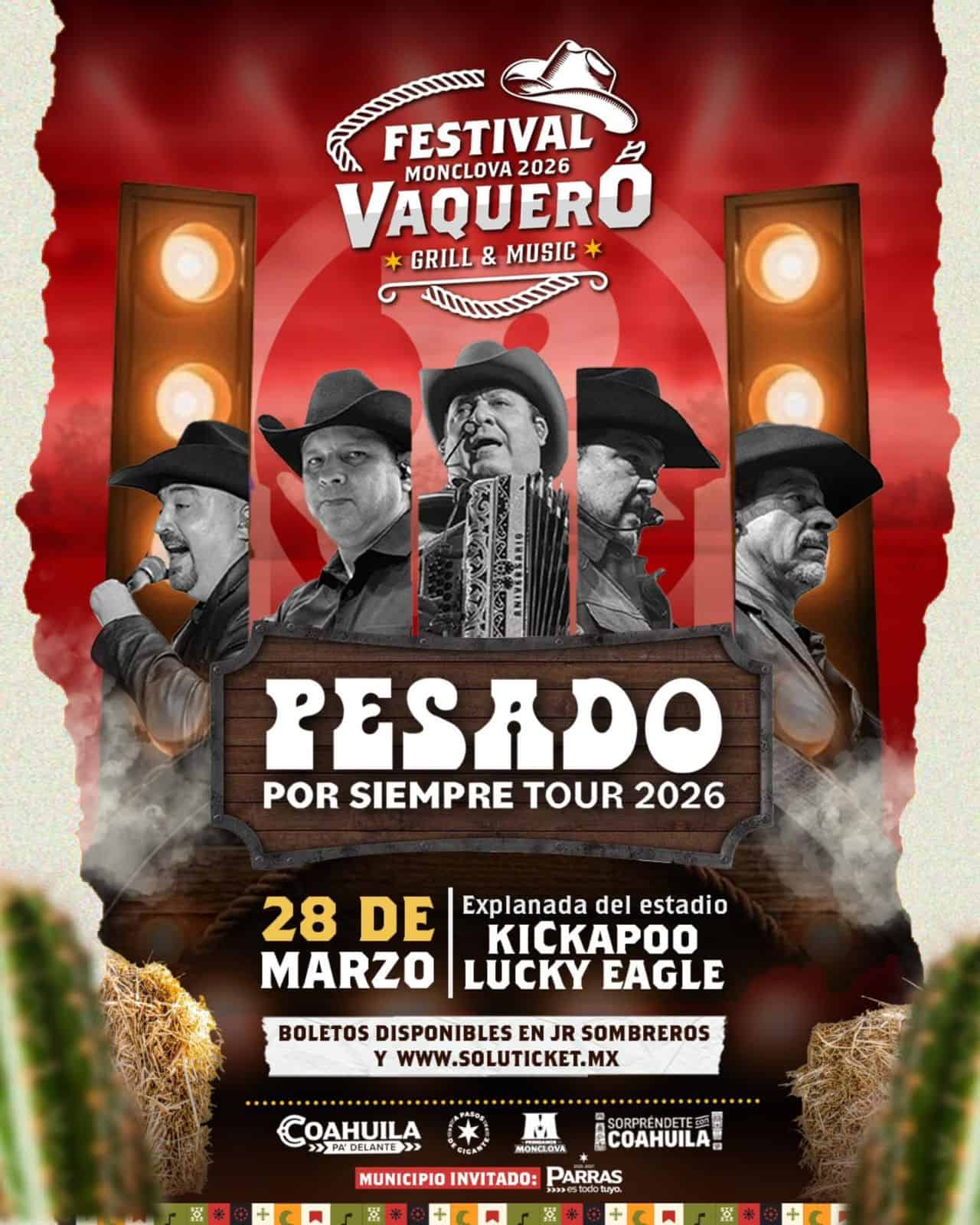 Monclova se alista para el Festival Vaquero 2026: gastronom&iacute;a y m&uacute;sica