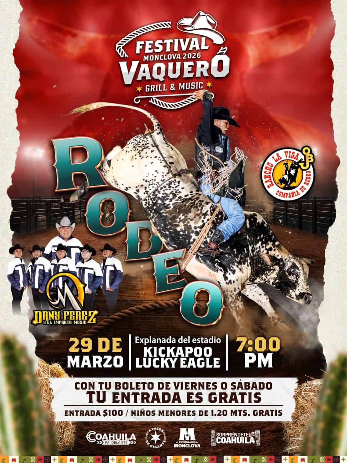 Monclova se alista para el Festival Vaquero 2026: gastronom&iacute;a y m&uacute;sica