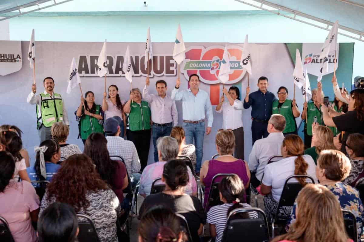 Alcalde Javier D&iacute;az Gonz&aacute;lez inicia programa Colonias al 100 en Lomas Verdes