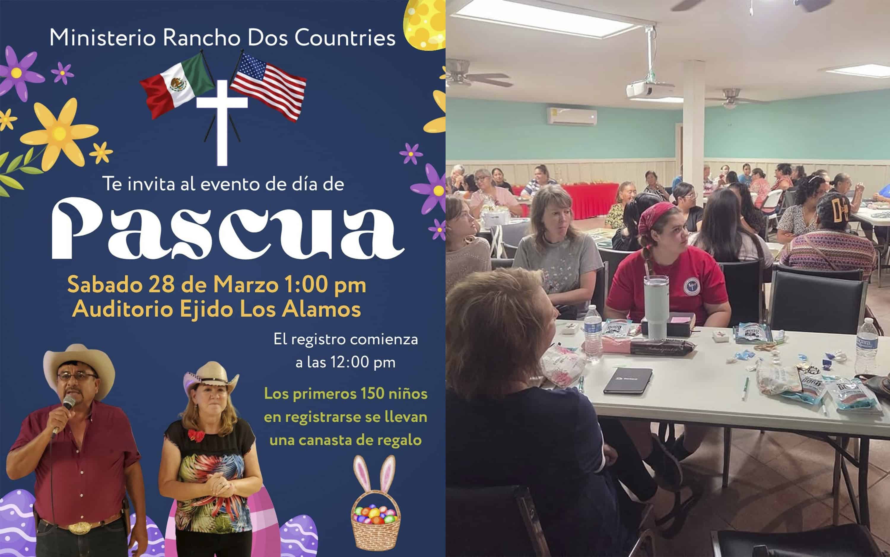 Invitan a celebrar el D&iacute;a de Pascua con evento familiar en Ejido Los &Aacute;lamos