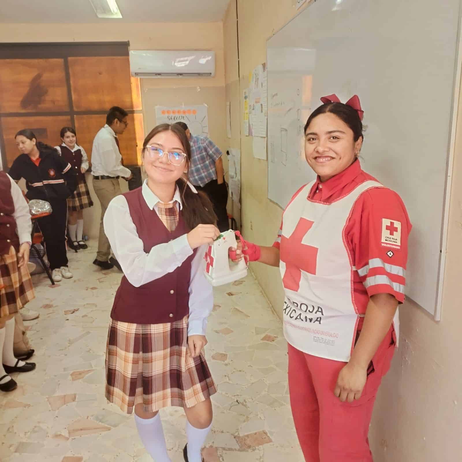 Cruz Roja Sabinas inicia colecta escolar para apoyar servicios