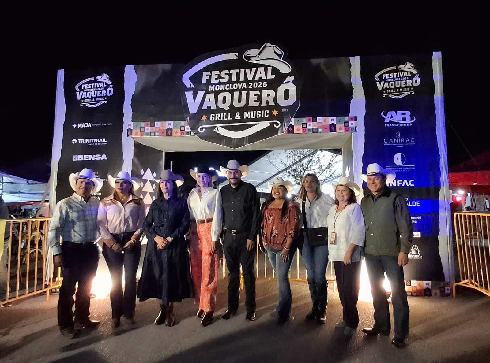 Carlos Villarreal da inicio al Festival Vaquero 2026 en Monclova