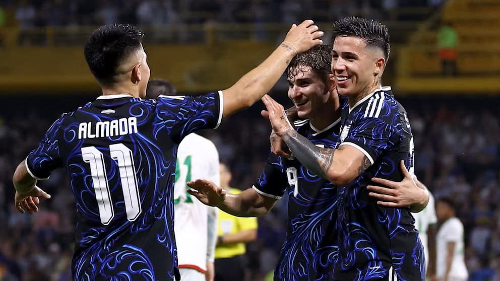 La selecci&oacute;n argentina vence a Mauritania: 2-1 en La Bombonera