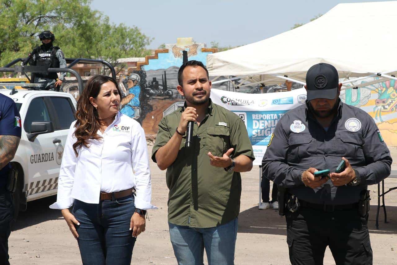 &Oacute;scar R&iacute;os refuerza la seguridad en San Juan de Sabinas durante vacaciones