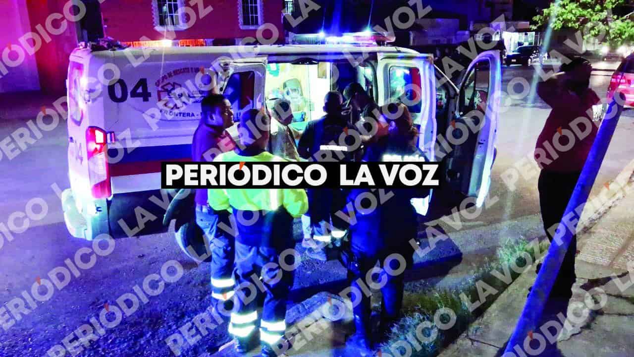 Accidente en Frontera: adulto mayor cae y es atendido