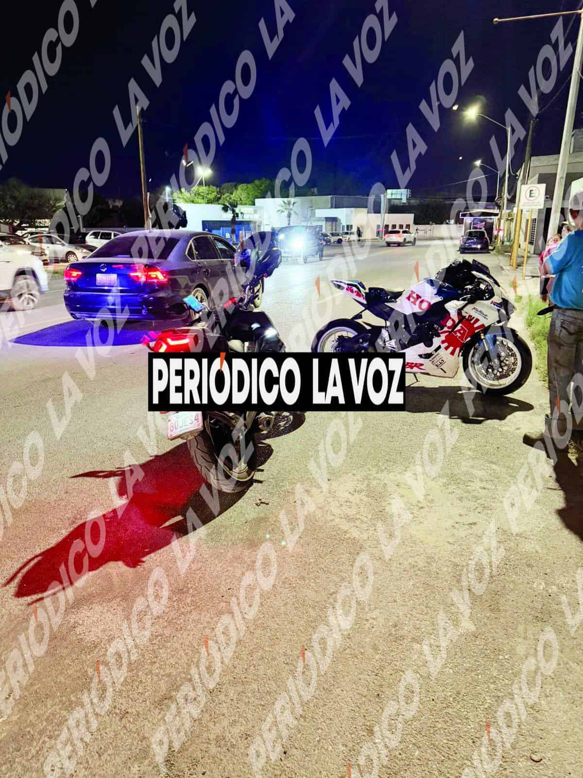 Motociclista sufre accidente en Monclova