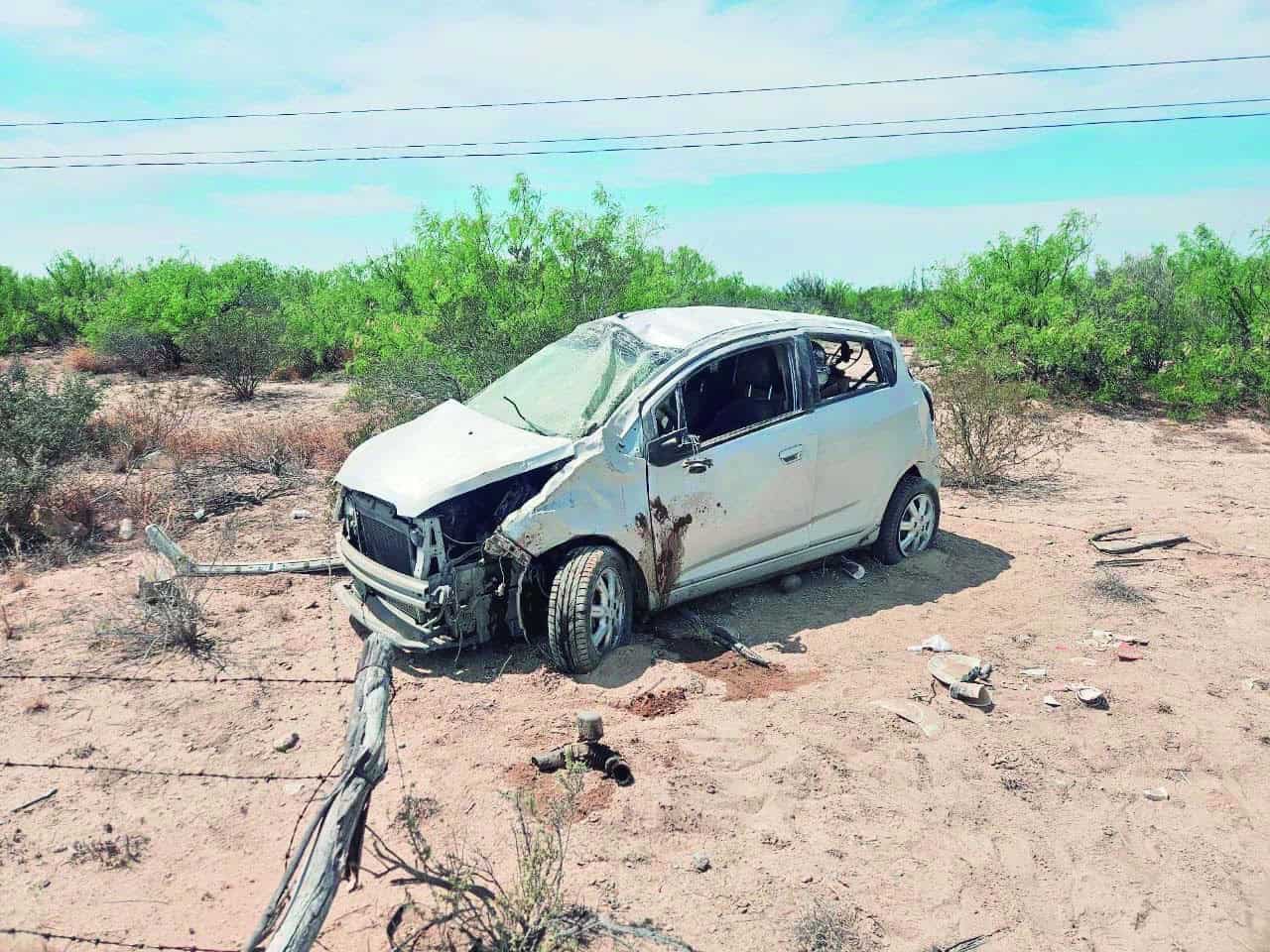 Accidente de autom&oacute;vil deja heridos en carretera 57