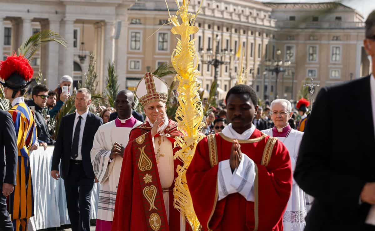 Papa Le&oacute;n XIV aboga por la paz en Domingo de Ramos