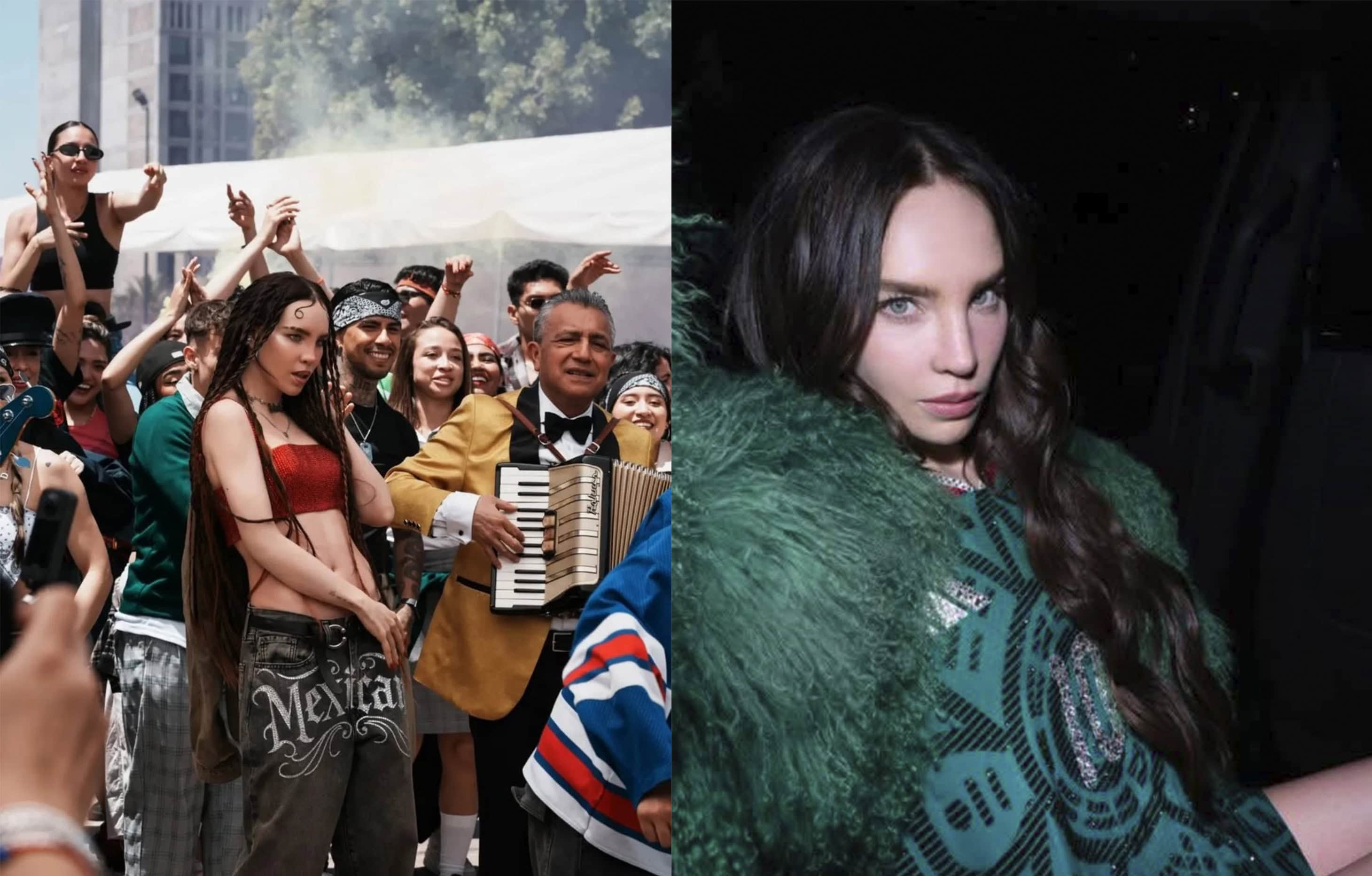 Belinda presenta tema musical para el Mundial de 2026 en evento