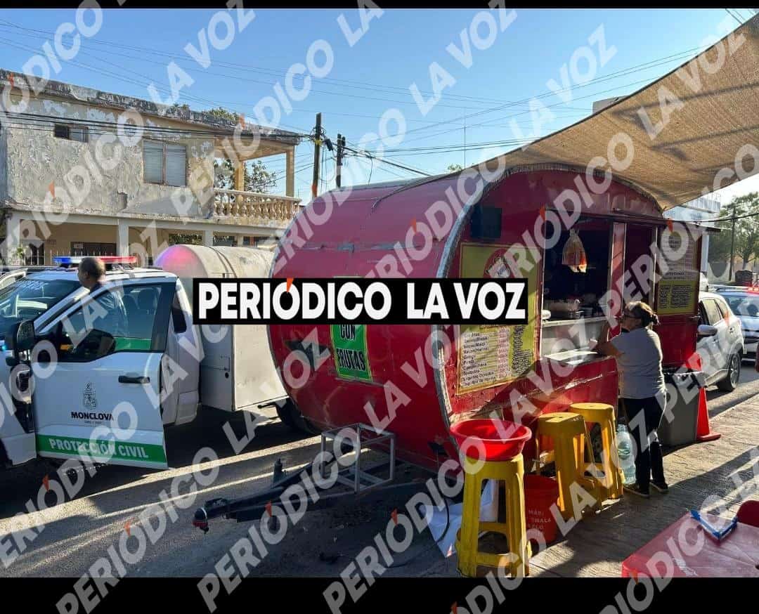 Flamazo en la traila de Juany causa alarma en Monclova
