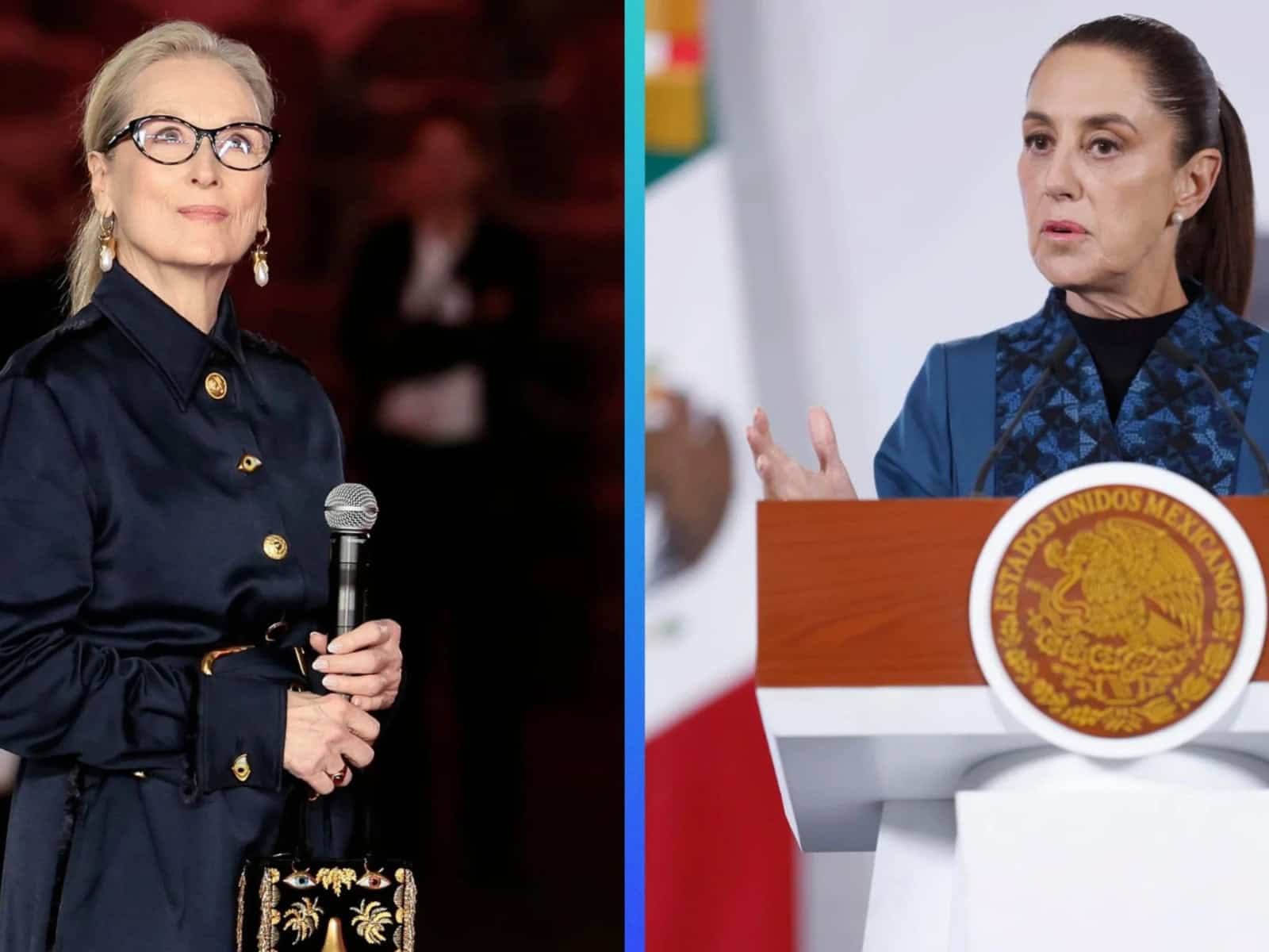 Meryl Streep elogia a Claudia Sheinbaum durante su visita a M&eacute;xico