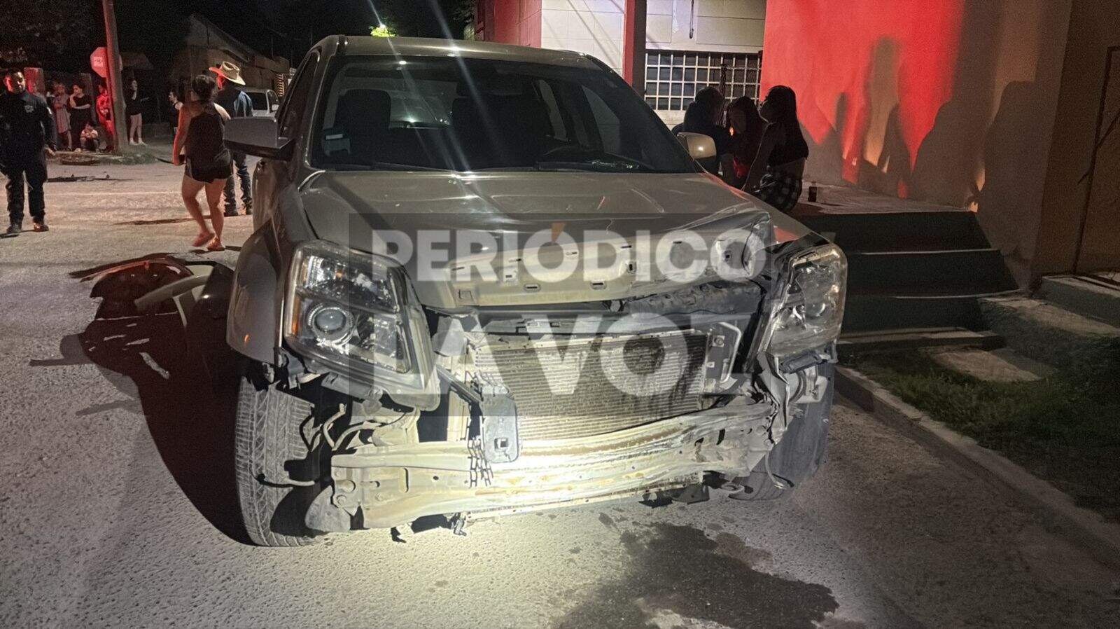 Choque m&uacute;ltiple en M&uacute;zquiz deja tres veh&iacute;culos da&ntilde;ados