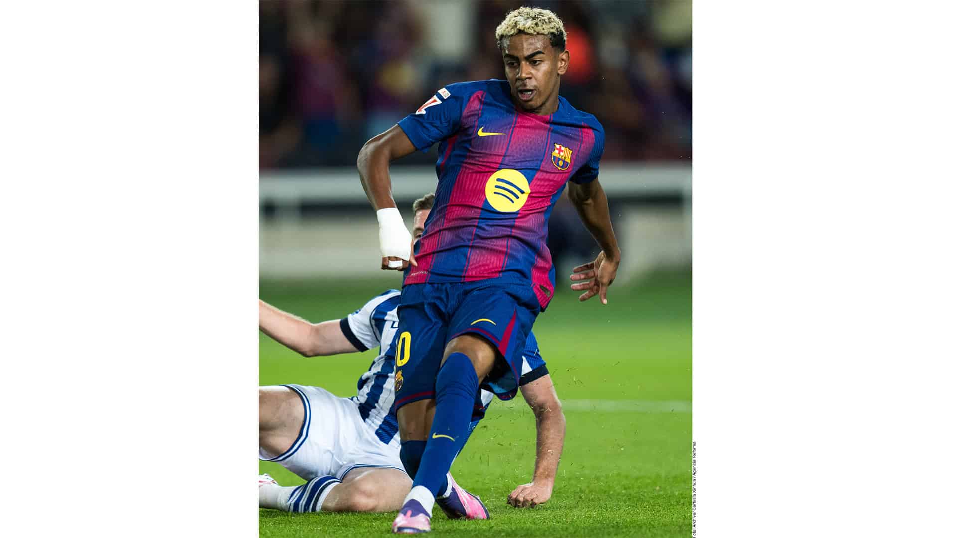 Lamine Yamal critica la intolerancia en el f&uacute;tbol tras el partido Espa&ntilde;a-Egipto