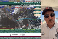 De acuerdo al pronóstico del tiempo frente frío #43 traerá lluvias y ligero descenso de temperatura