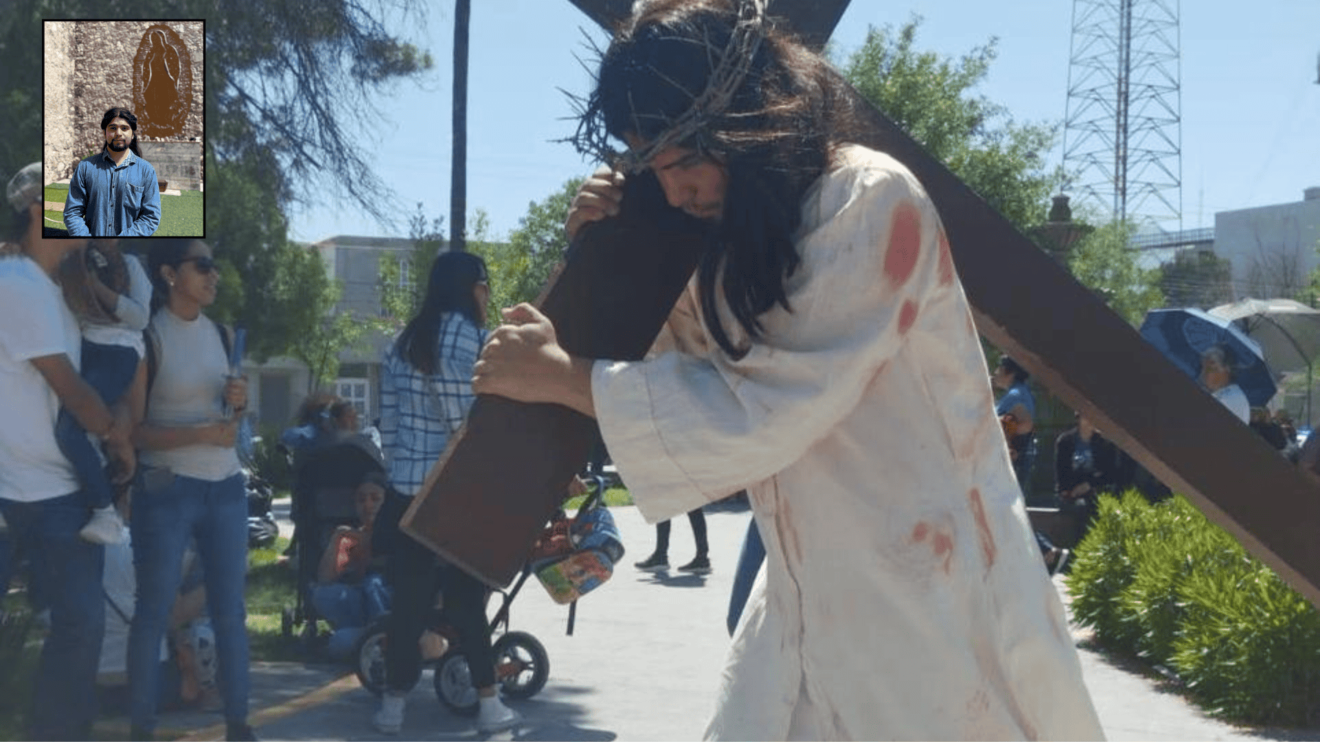 Con 21 a&ntilde;os, Gyro Fuentes cargar&aacute; la cruz y representar&aacute; a Jes&uacute;s en el viacrucis de Santiago Ap&oacute;stol