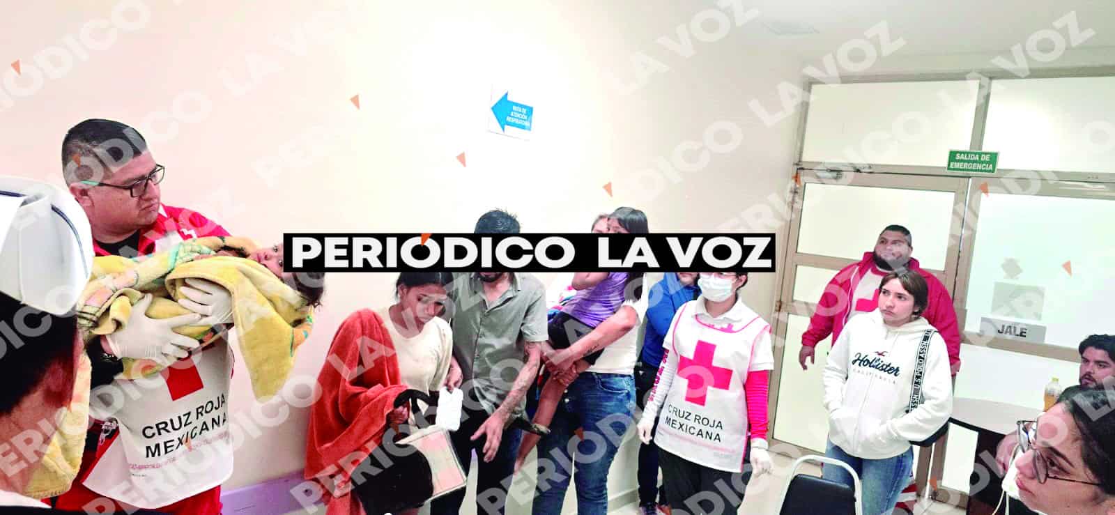 Volcadura en Monclova: Cruz Roja atiende a lesionados