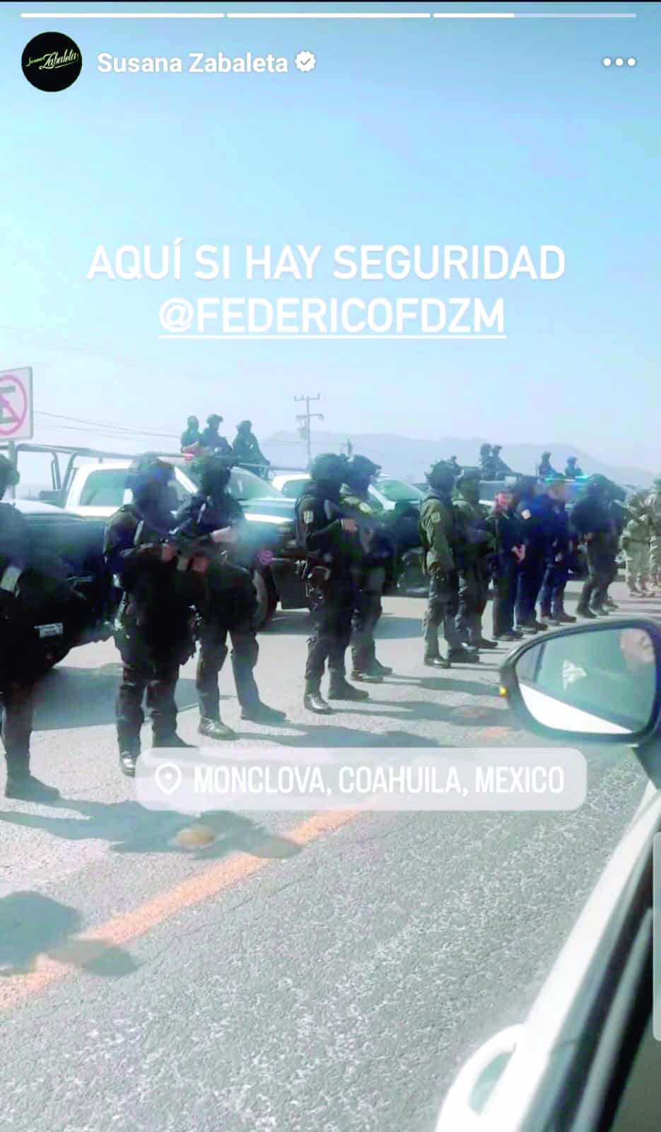 Susana Zabaleta destaca operativo de seguridad en Casta&ntilde;os