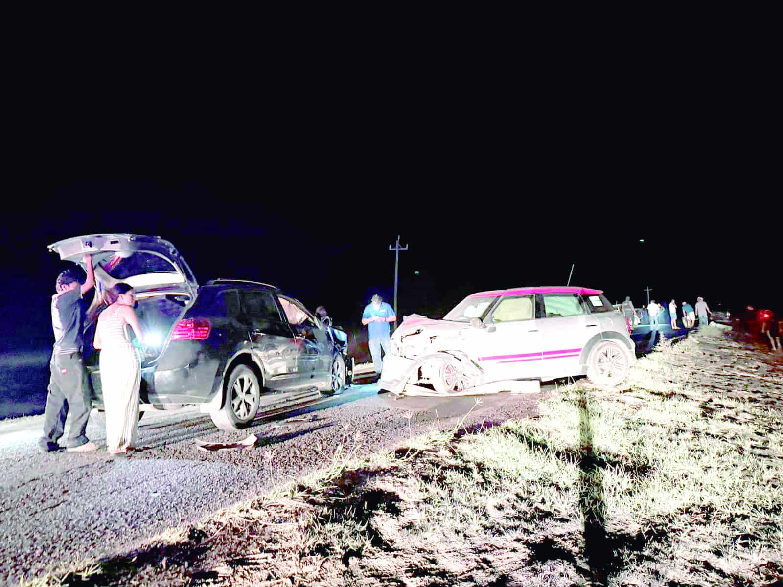 Carambola en M&uacute;zquiz: Nueve heridos tras choque en carretera estatal