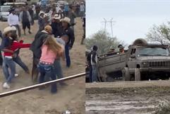 Volcadura y riña alteran festejos en la región de los Cinco Manantiales