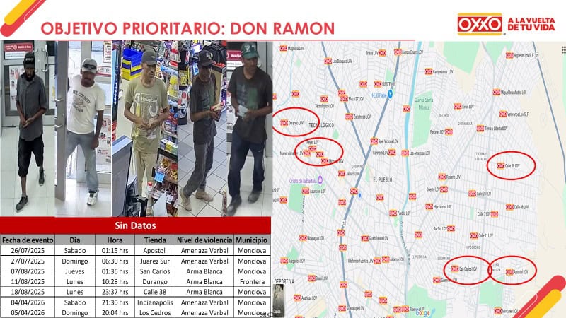 Monclova: Aumentan los asaltos, buscan a 2 asaltantes