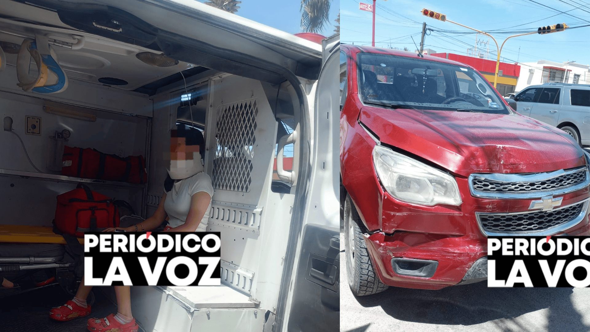 5 lesionados  le pega a camioneta por atr&aacute;s