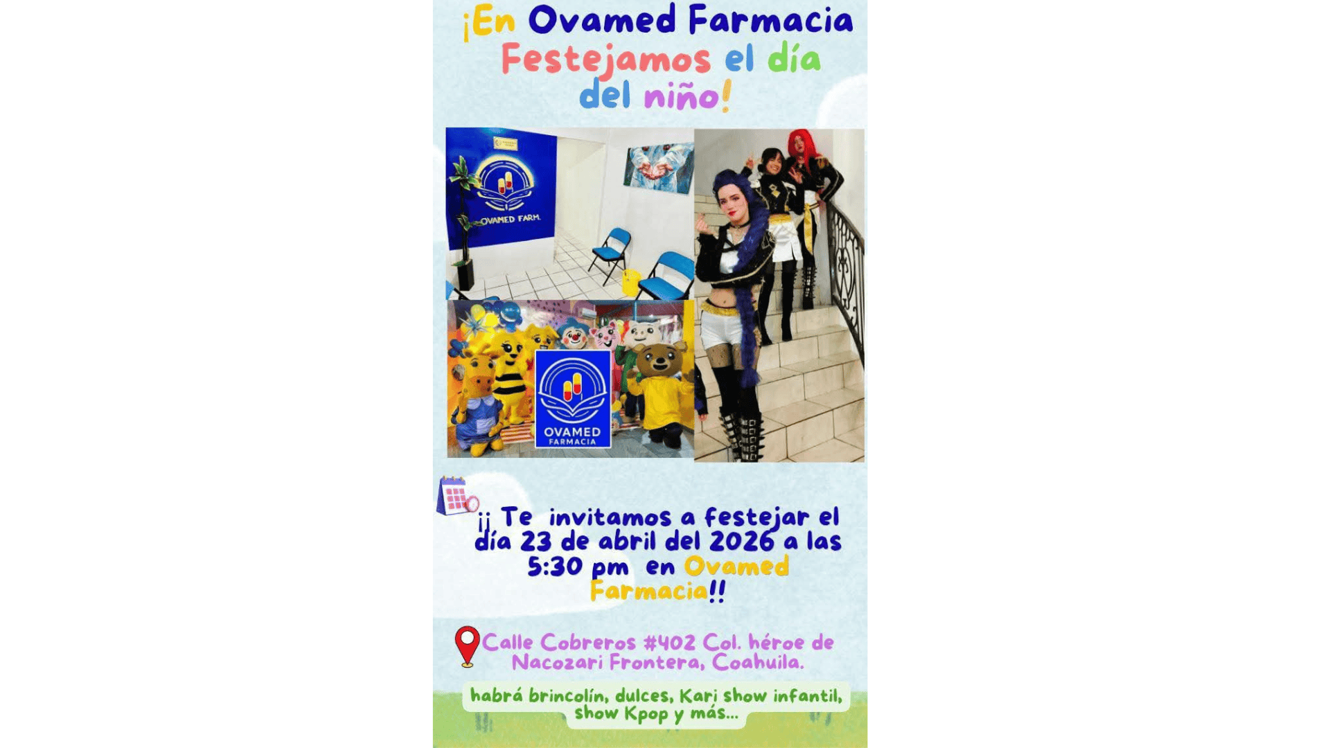 Invita AIC a Festejo del d&iacute;a del ni&ntilde;o