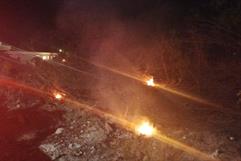 Controlan incendio en lote baldío en Allende sin daños mayores