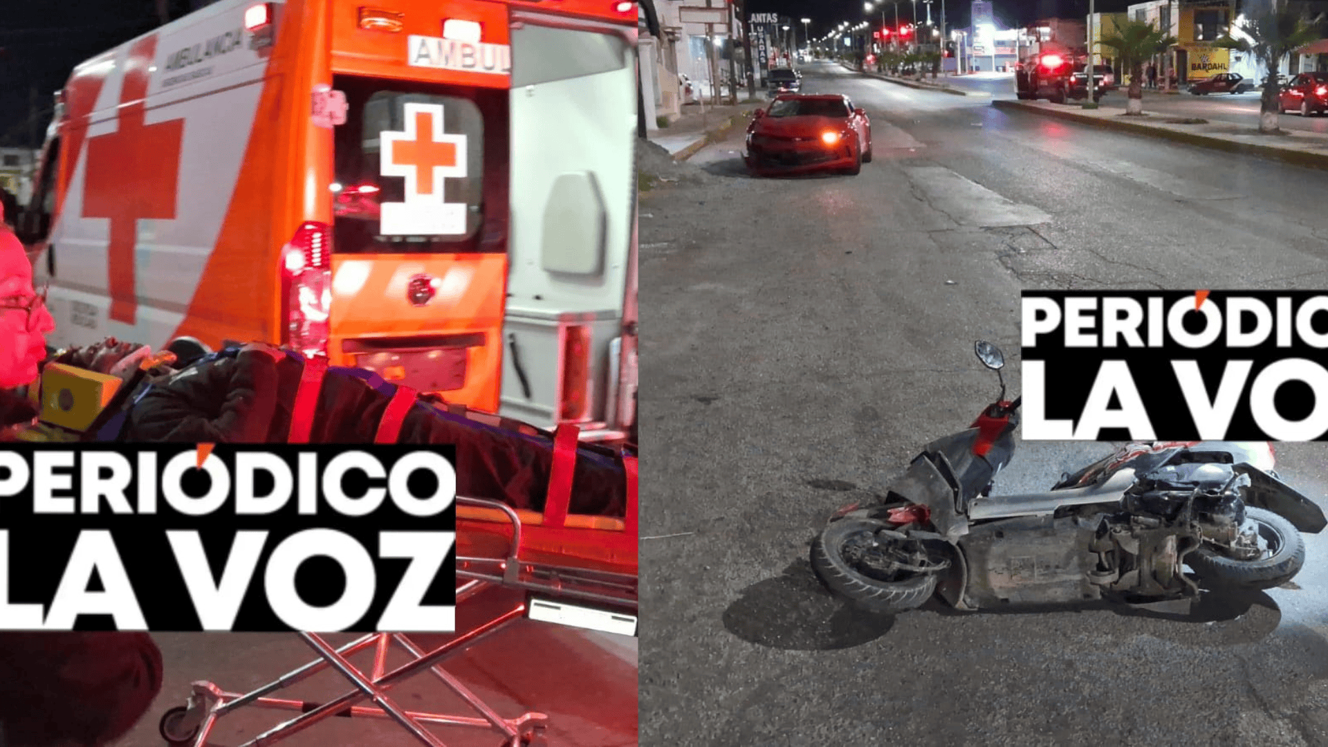 Por volarse alto lo embiste auto  y sale volando