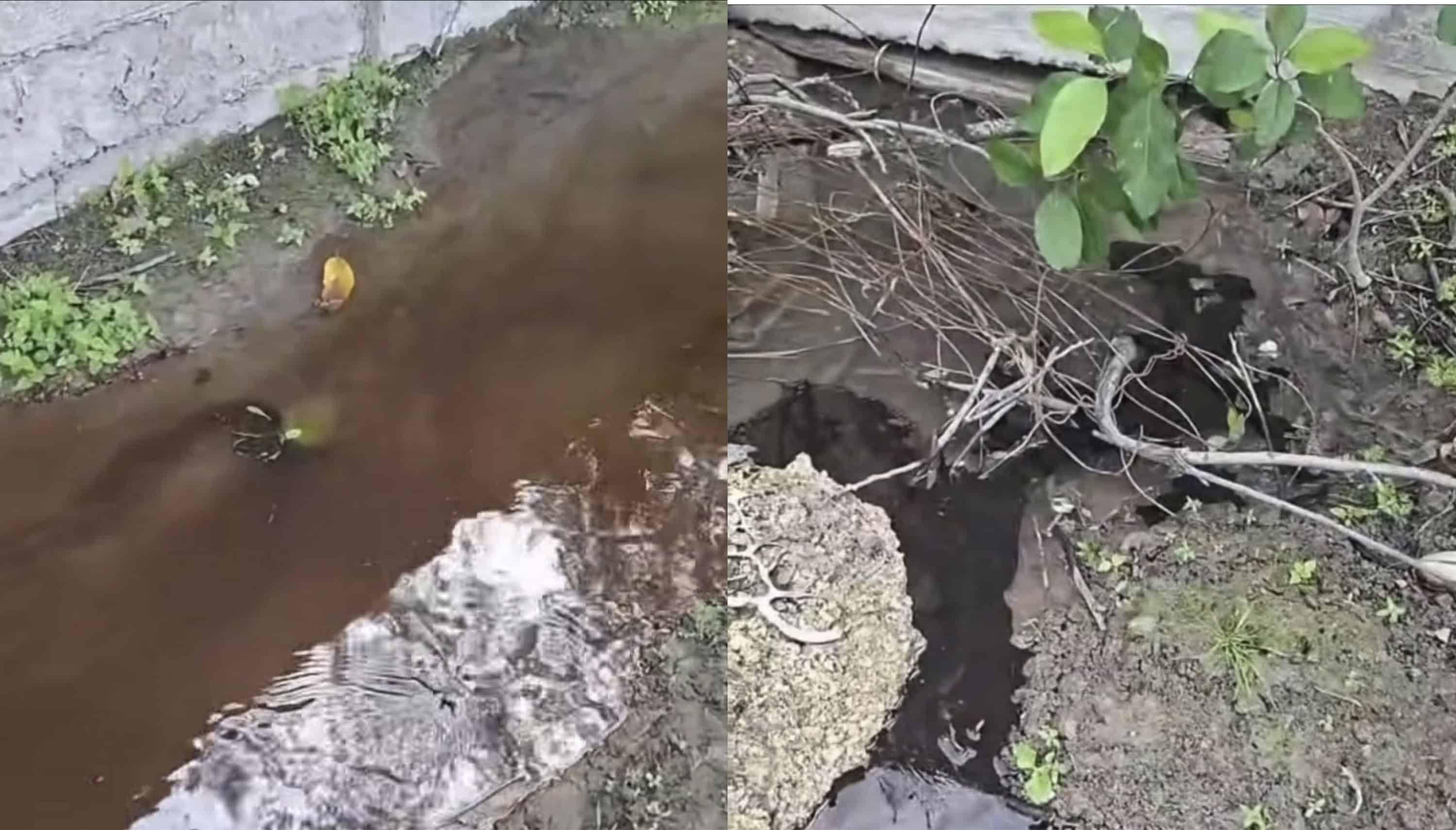 Derrame de aceite en calles de Nava alarma a vecinos