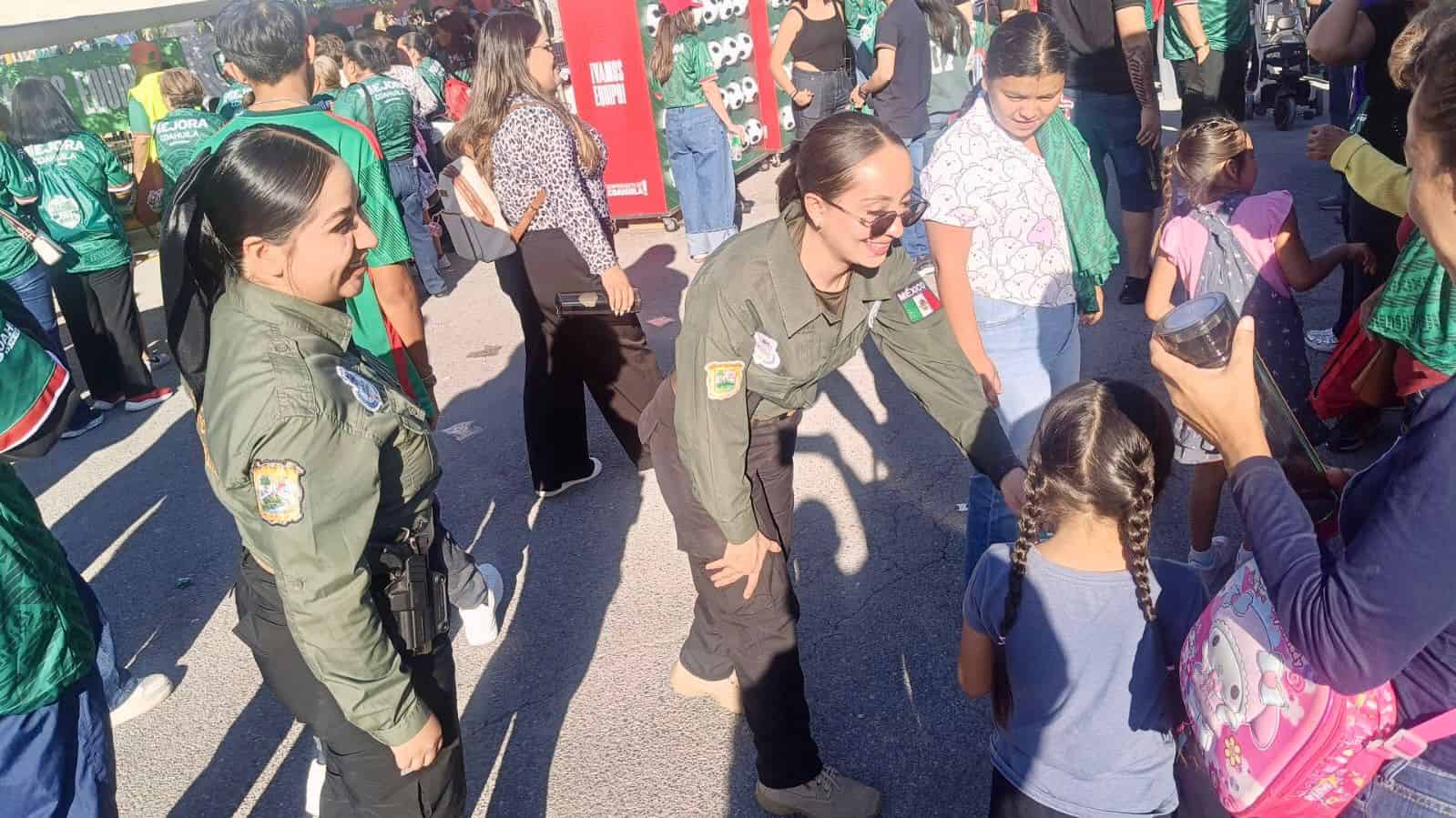 AIC inicia operativo de seguridad en Monclova durante evento juvenil