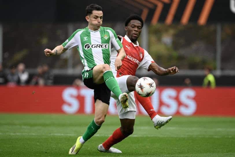 &Aacute;lvaro Fidalgo recibe cr&iacute;ticas tras empate del Betis ante Braga