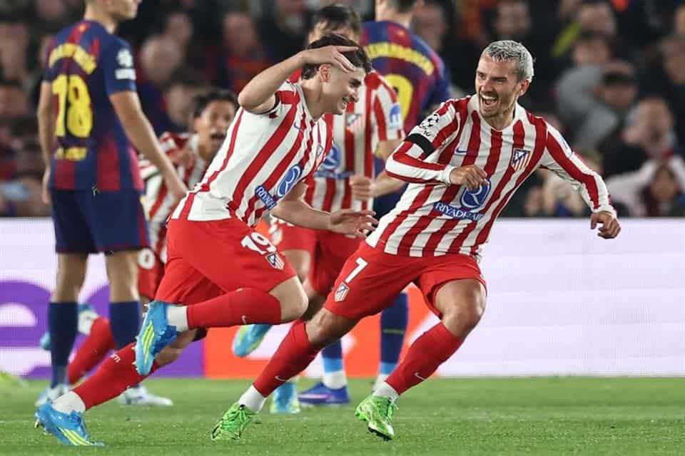 Champions League: Atl&eacute;tico de Madrid derrota al Barcelona 2-0