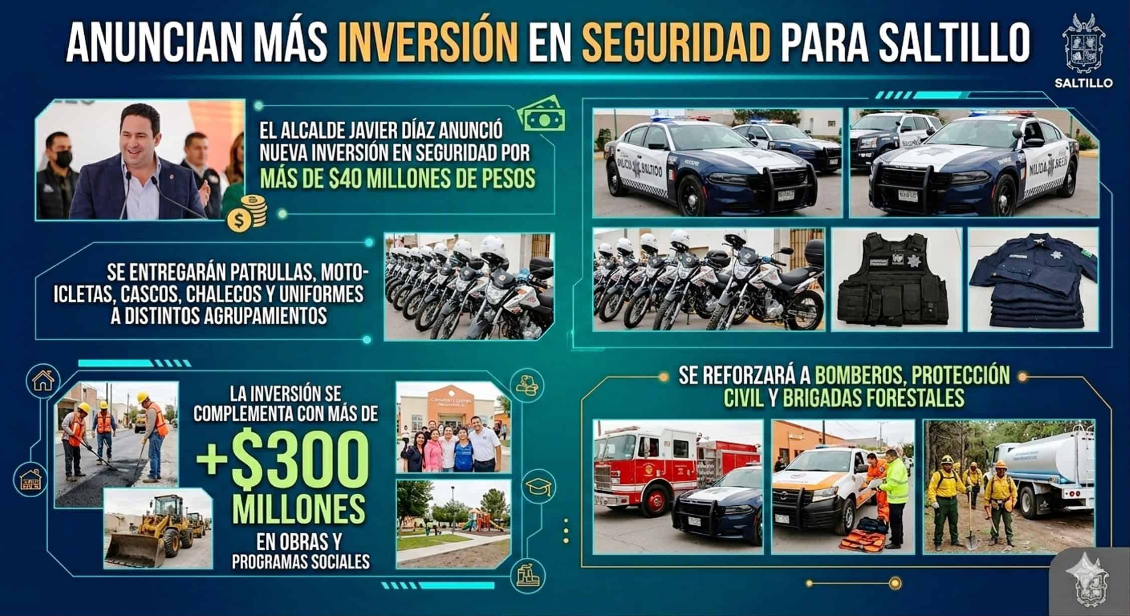 Saltillo se prepara para recibir importante equipamiento de seguridad