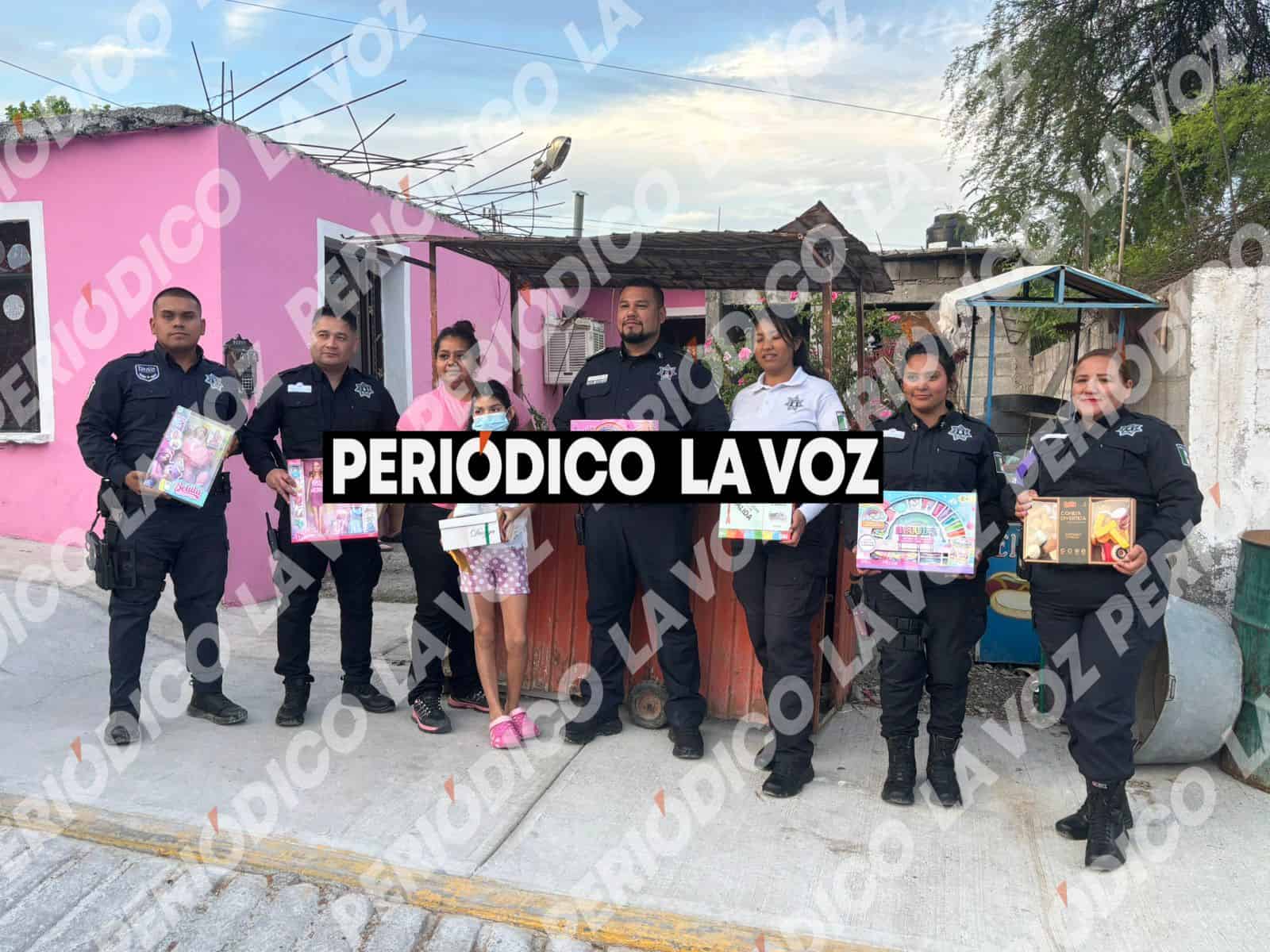 Polic&iacute;as de Frontera apoyan a Paloma Rocha en la lucha contra el c&aacute;ncer de su hija