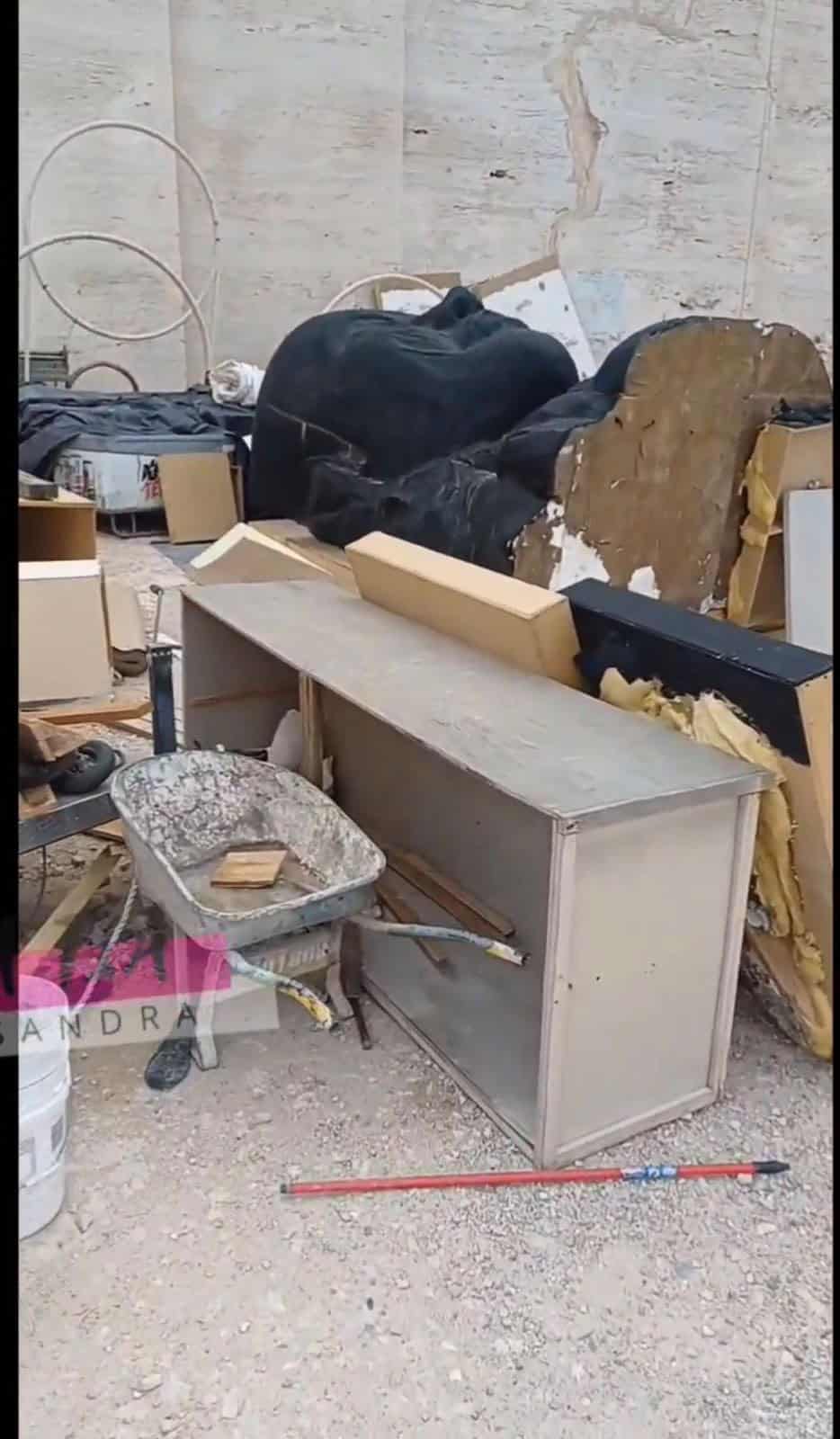 Un Tal Fredo aclara que mobiliario en mina de m&aacute;rmol no es de su boda