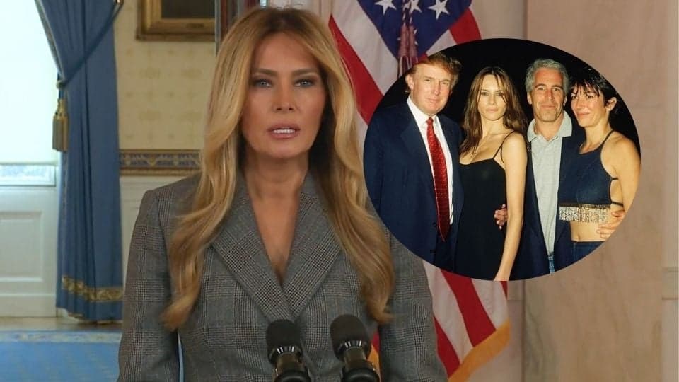 Melania Trump desmiente v&iacute;nculos con Jeffrey Epstein y Maxwell