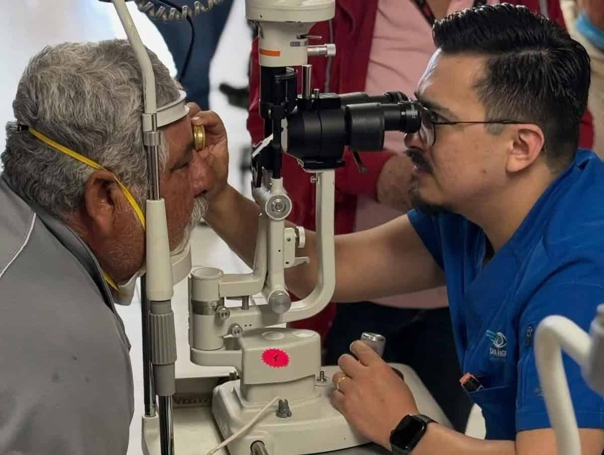 Llevan atenci&oacute;n de cataratas a habitantes de Villa Uni&oacute;n