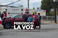 Causa abuelito choque  en Madero y Bogotá 4 lesionados