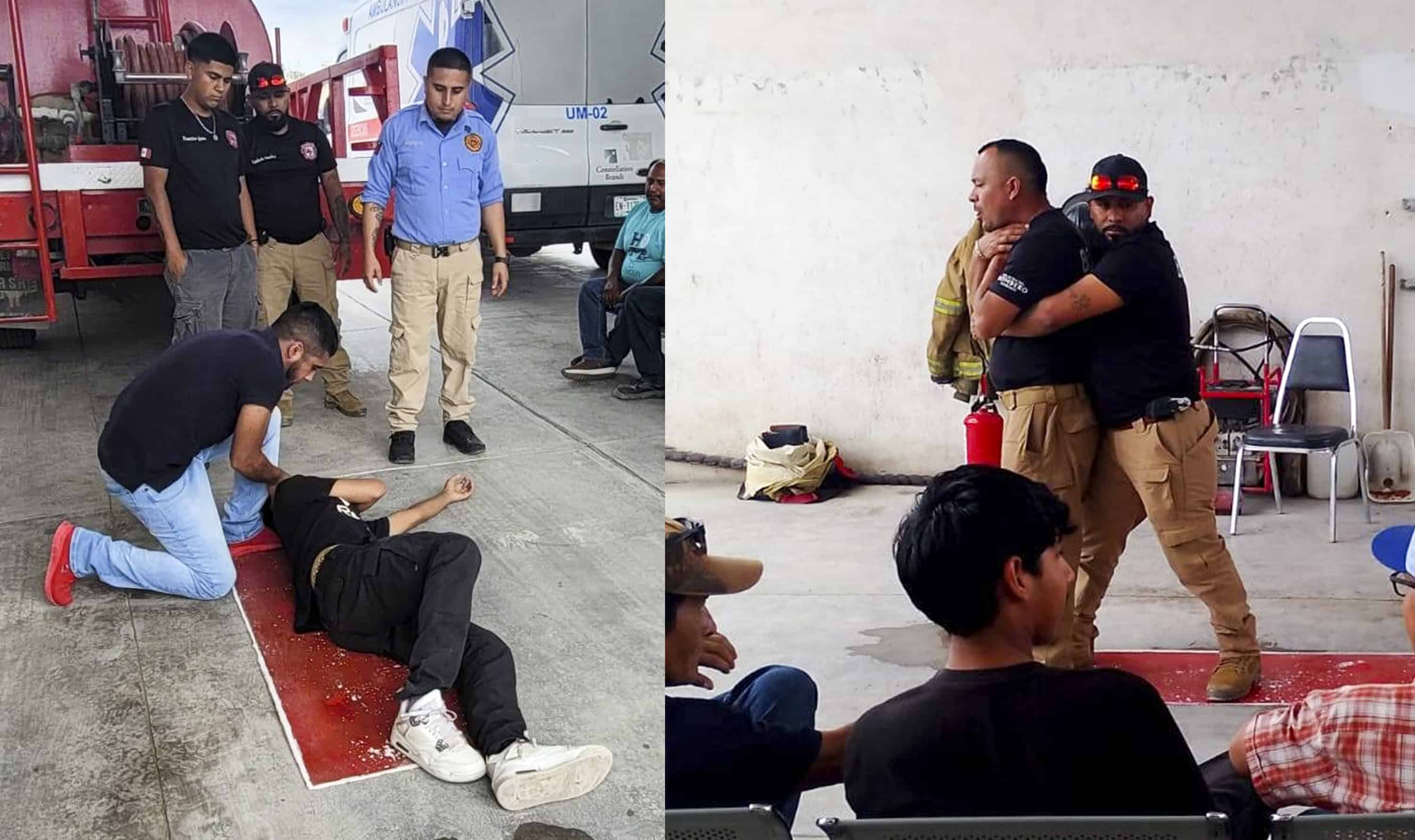 Capacitan en primeros auxilios a organizadores de eventos en Nava