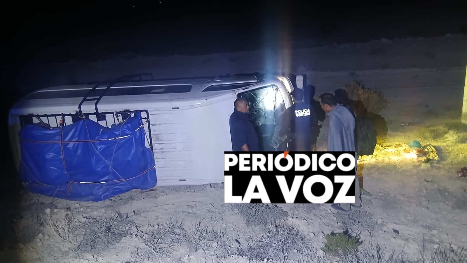 Se les atraves&oacute; en la 30 coyote hace volcar a familia