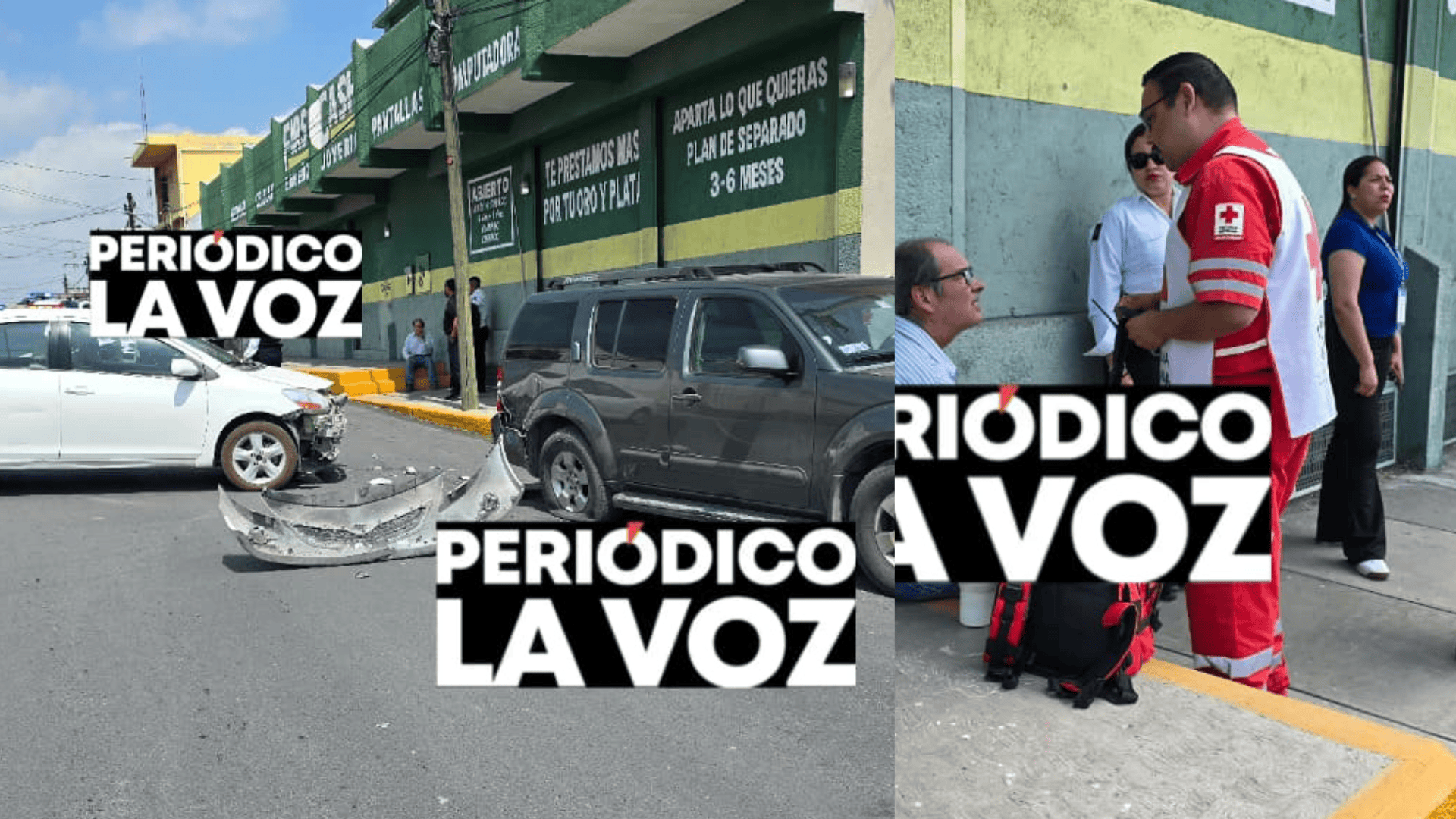 Sale por medicamento para su madre y choca